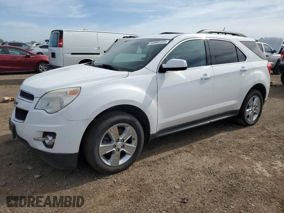 2013 Chevrolet Equinox LT with VIN 2GNALPEK9D6222605, listed as a Copart auction lot 54905125 with 155,429 mi miles and Clean Title. Bid and sale history available at DreamBid. Image 1.