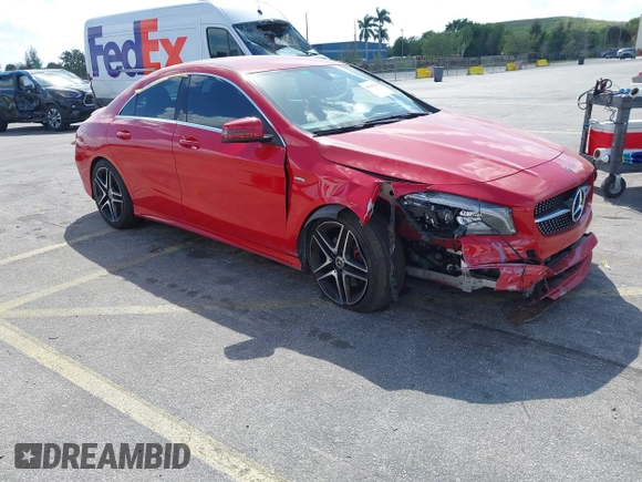2018 Mercedes-Benz CLA 250 with VIN WDDSJ4EBXJN545852, listed as a IAAI auction lot 41702396 with 84,414 mi miles and . Bid and sale history available at DreamBid. Image 1.