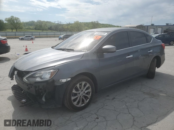 2019 Nissan Sentra SV with VIN 3N1AB7AP3KY396665, listed as a Copart auction lot 53809225 with 147,784 mi miles and Non Repairable. Bid and sale history available at DreamBid. Image 1.