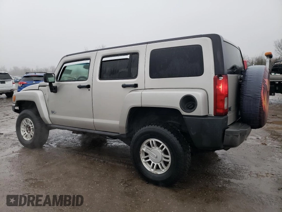 2007 Hummer H3 SUV with VIN 5GTDN13EX78106248, listed as a Copart auction lot 84343994 with 188,430 mi miles and Clean Title. Bid and sale history available at DreamBid. Image 2.