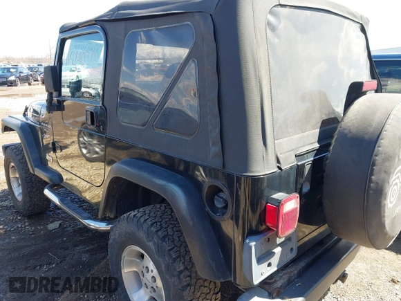 2000 Jeep Wrangler Sport with VIN 1J4FA49S8YP749547, listed as a IAAI auction lot 41861030 with 110,186 mi miles and . Bid and sale history available at DreamBid. Image 3.