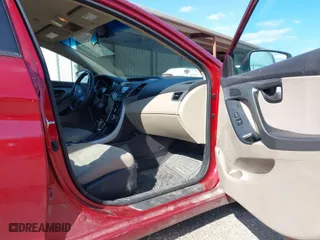 2014 Hyundai Elantra SE with VIN 5NPDH4AE1EH542553, listed as a IAAI auction lot 41963357 with 196,233 mi miles. Bid and sale history available at carsss.com. Image 5.