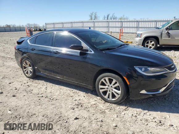 2015 Chrysler 200 Limited with VIN 1C3CCCAB3FN733231, listed as a Copart auction lot 55918425 with 176,428 mi miles and Clean Title. Bid and sale history available at DreamBid. Image 4.