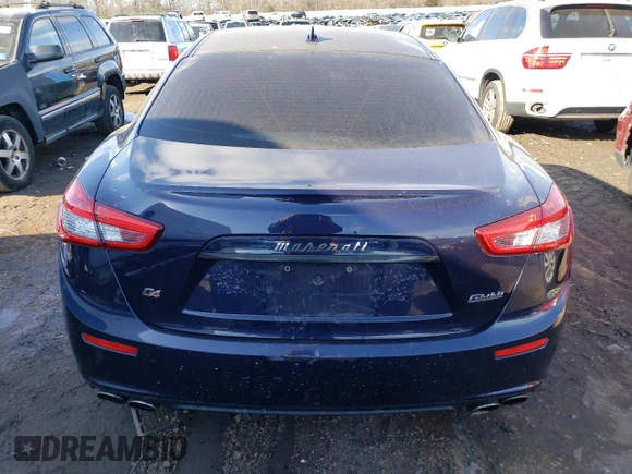 2015 Maserati Ghibli S Q4 with VIN ZAM57RTA3F1151696, listed as a Copart auction lot 43382714 with 84,829 mi miles. Bid and sale history available at carsss.com. Image 6.