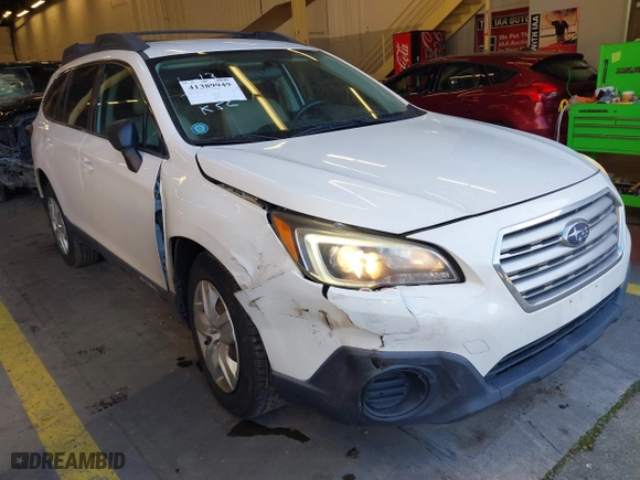 2015 Subaru Outback 2.5i with VIN 4S4BSAAC8F3223438, listed as a IAAI auction lot 41389949 with 138,031 mi miles. Bid and sale history available at carsss.com. Image 6.