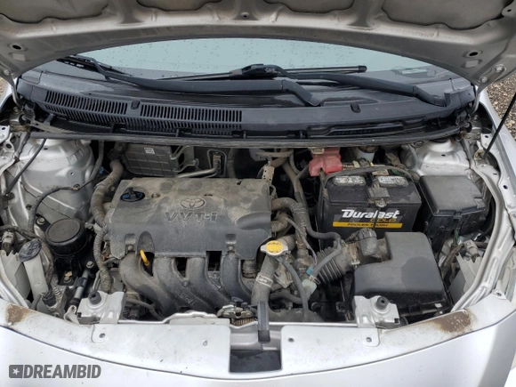 2012 Toyota Yaris with VIN JTDBT4K35CL019807, listed as a Copart auction lot 83393134 with 121,623 mi miles and Salvage Title. Bid and sale history available at carsss.com. Image 11.