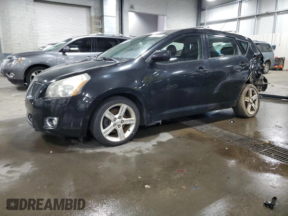 2009 Pontiac Vibe w/1SB with VIN 5Y2SL67099Z469461, listed as a Copart auction lot 70325664 with 130,599 mi miles and Salvage Title. Bid and sale history available at carsss.com. Image 1.