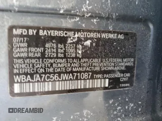 2018 BMW 5 Series 530i xDrive z VIN WBAJA7C56JWA71087, wystawiony jako Copart lot #42373605 z przebiegiem 113 635 mil mil oraz Nie do naprawy • Non repairable. Historia ofert i sprzedaży dostępna na DreamBid. Obrazek 14.