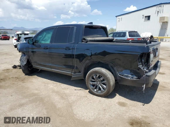 2023 Honda Ridgeline Sport with VIN 5FPYK3F11PB043473, listed as a Copart auction lot 62365625 with 31,031 mi miles and Salvage title. Bid and sale history available at DreamBid. Image 2.