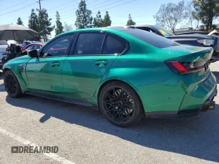 2024 BMW M3 Competition xDrive z VIN WBS43AY04RFR61948, wystawiony jako Copart lot #50260775 z przebiegiem 26 626 mil mil oraz Szkoda całkowita • Salvage title. Historia ofert i sprzedaży dostępna na DreamBid. Obrazek 2.