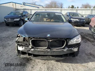 2013 BMW 7 Series 750i xDrive with VIN WBAYB6C50DD223786, listed as a Copart auction lot 87579345 with 143,523 mi miles and Salvage title. Bid and sale history available at DreamBid. Image 5.