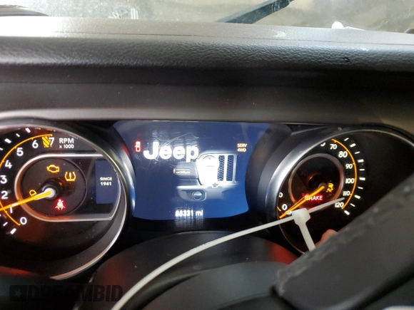 2020 Jeep Gladiator Sport S with VIN 1C6HJTAG6LL170905, listed as a Copart auction lot 63665735 with 88,331 mi miles and Salvage title. Bid and sale history available at DreamBid. Image 9.