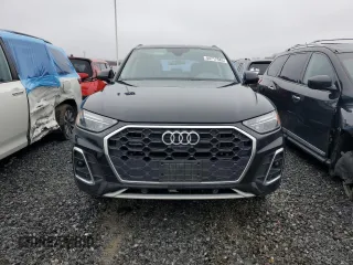 2021 Audi Q5 Premium Plus with VIN WA1E2AFY0M2029330, listed as a Copart auction lot 44717585 with 0 mi miles and Salvage Title. Bid and sale history available at carsss.com. Image 5.