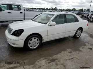 2003 Lexus LS 430 with VIN JTHBN30F730116220, listed as a Copart auction lot 54929245 with 196,401 mi miles and Salvage Title. Bid and sale history available at DreamBid. Image 1.