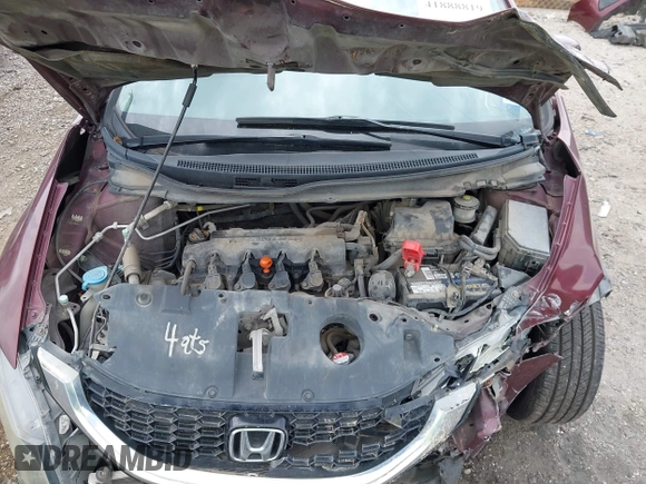 2014 Honda Civic Sedan EX with VIN 19XFB2F82EE020519, listed as a IAAI auction lot 41888819 with 127,412 mi miles. Bid and sale history available at carsss.com. Image 10.