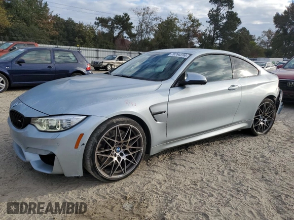 2017 BMW M4 with VIN WBS3R9C57HK709371, listed as a Copart auction lot 76764314 with 60,790 mi miles and Salvage Title. Bid and sale history available at carsss.com. Image 1.