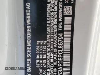2023 BMW 4 Series 430i z VIN WBA53AP08PCL86794, wystawiony jako Copart lot #71081484 z przebiegiem 31 673 mil mil oraz Szkoda całkowita • Salvage title. Historia ofert i sprzedaży dostępna na DreamBid. Obrazek 12.