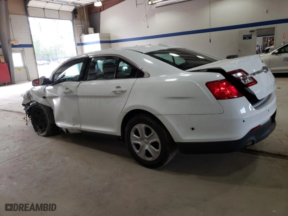 2018 Ford Police Interceptor Sedan with VIN 1FAHP2L85JG114330, listed as a Copart auction lot 45556445 with 106,435 mi miles and Salvage Title. Bid and sale history available at carsss.com. Image 2.