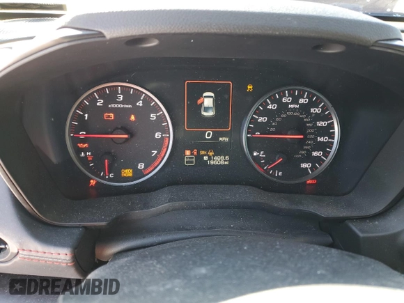 2022 Subaru WRX Limited with VIN JF1VBAL61N9017890, listed as a Copart auction lot 45229045 with 19,608 mi miles and Salvage Title. Bid and sale history available at carsss.com. Image 9.