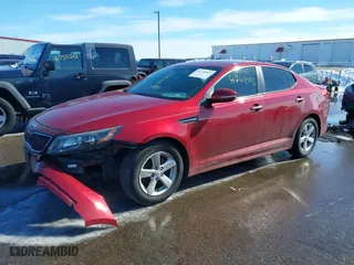 2015 Kia Optima LX with VIN 5XXGM4A79FG517679, listed as a IAAI auction lot 41748023 with 125,666 mi miles. Bid and sale history available at carsss.com. Image 15.