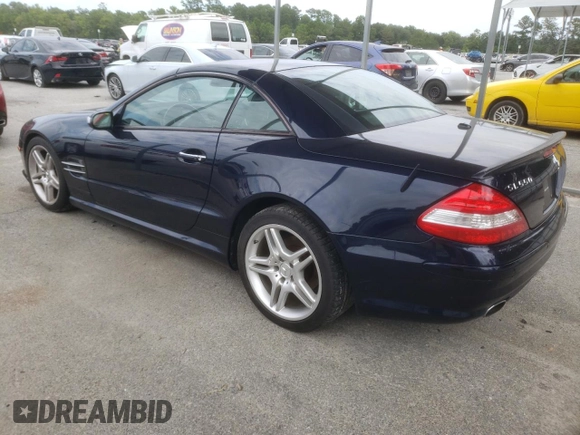 2008 Mercedes-Benz SL 550 with VIN WDBSK71F88F139931, listed as a Copart auction lot 67312014 with 117,877 mi miles and Salvage title. Bid and sale history available at DreamBid. Image 2.