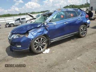 2017 Nissan Rogue SV with VIN 5N1AT2MV5HC770987, listed as a Copart auction lot 62730385 with 76,519 mi miles and Salvage title. Bid and sale history available at DreamBid. Image 1.