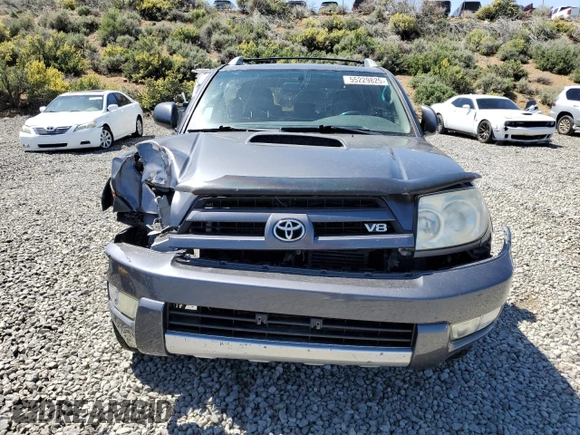 2005 Toyota 4Runner SR5 with VIN JTEBT14R658019588, listed as a Copart auction lot 55229825 with Not Provided miles and Salvage Title. Bid and sale history available at DreamBid. Image 5.