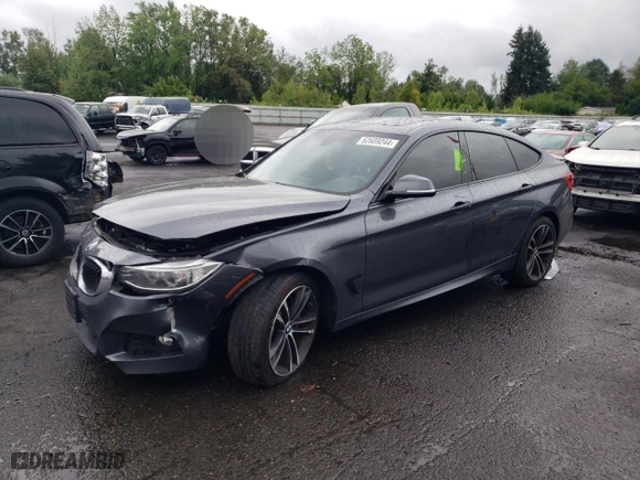 2016 BMW 3 Series Gran Turismo 335i xDrive with VIN WBA3X9C59GD869846, listed as a Copart auction lot 62689244 with 0 mi miles and Salvage Title. Bid and sale history available at carsss.com. Image 1.