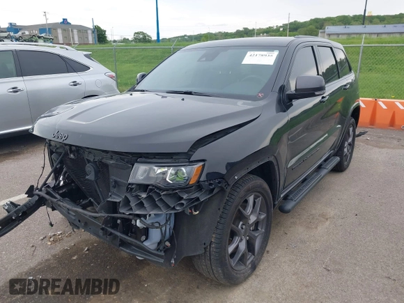 2021 Jeep Grand Cherokee Limited with VIN 1C4RJFBG1MC613220, listed as a IAAI auction lot 42178935 with 60,161 mi miles and . Bid and sale history available at DreamBid. Image 2.