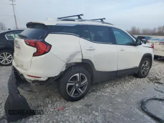 2019 GMC Terrain SLT with VIN 3GKALVEV6KL305929, listed as a Copart auction lot 44205805 with 65,194 mi miles and Clean Title. Bid and sale history available at carsss.com. Image 3.