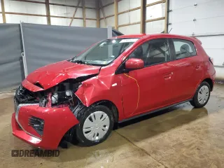 2024 Mitsubishi Mirage ES with VIN ML32AUHJXRH017853, listed as a Copart auction lot 62812345 with 17,073 mi miles and Clean title. Bid and sale history available at DreamBid. Image 1.