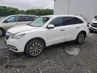 2014 Acura MDX Technology with VIN 5FRYD4H48EB029016, listed as a Copart auction lot 60973925 with 190,061 mi miles and Salvage title. Bid and sale history available at DreamBid. Image 1.