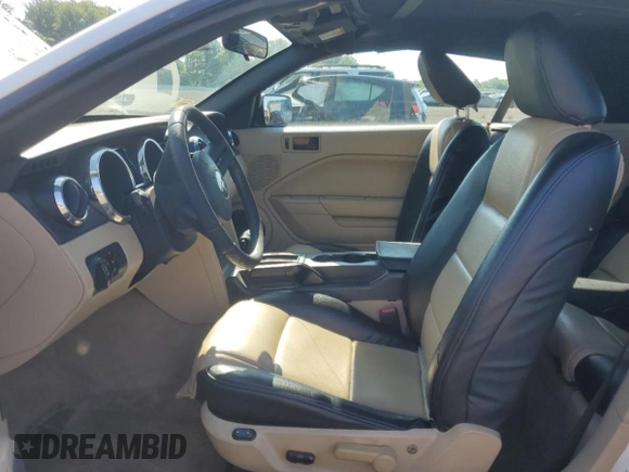 2005 Ford Mustang Deluxe with VIN 1ZVFT84N755194037, listed as a Copart auction lot 61485405 with Not provided miles and Salvage title. Bid and sale history available at DreamBid. Image 7.