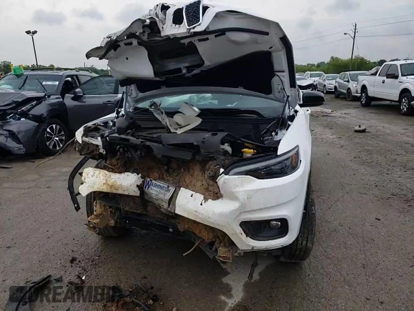2022 Jeep Cherokee Latitude Lux with VIN 1C4PJMMX2ND549970, listed as a Copart auction lot 58895375 with Not provided miles and Salvage title. Bid and sale history available at DreamBid. Image 13.