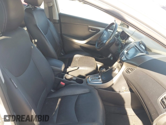 2013 Hyundai Elantra GLS z VIN KMHDH4AE5DU494992, wystawiony jako IAAI lot #41698877 z przebiegiem 56 324 mil mil oraz . Historia ofert i sprzedaży dostępna na DreamBid. Obrazek 5.
