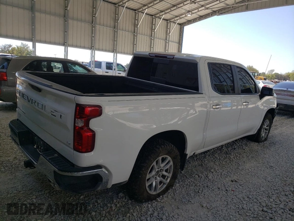 2021 Chevrolet Silverado 1500 LT with VIN 3GCUYDET2MG232430, listed as a Copart auction lot 74535514 with 94,567 mi miles and Salvage Title. Bid and sale history available at carsss.com. Image 3.