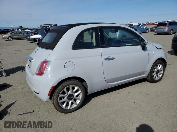 2017 FIAT 500 Pop z VIN 3C3CFFLR8HT544001, wystawiony jako Copart lot #49468035 z przebiegiem 57 079 mil mil oraz Szkoda całkowita • Salvage title. Historia ofert i sprzedaży dostępna na DreamBid. Obrazek 3.