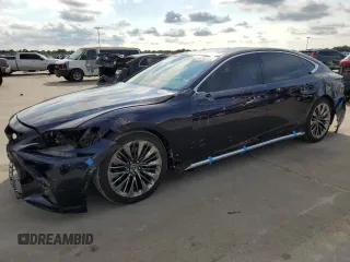 2019 Lexus LS with VIN JTHB51FF2K5009699, listed as a Copart auction lot 64187094 with 50,872 mi miles and Salvage Title. Bid and sale history available at carsss.com. Image 1.