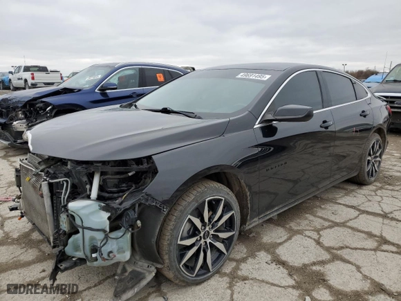 2020 Chevrolet Malibu RS with VIN 1G1ZG5ST8LF151220, listed as a Copart auction lot 49691495 with 90,345 mi miles and Salvage Title. Bid and sale history available at carsss.com. Image 1.