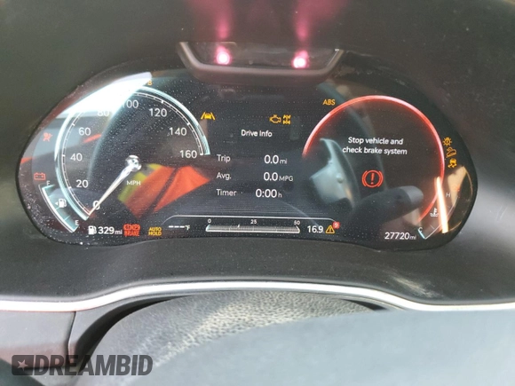 2022 Genesis GV80 with VIN KMUHCESC4NU080544, listed as a Copart auction lot 74490614 with 27,720 mi miles and Salvage title. Bid and sale history available at DreamBid. Image 9.