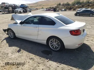 2015 BMW 2 Series 228i with VIN WBA1F9C59FVW98566, listed as a Copart auction lot 69021253 with 0 mi miles. Bid and sale history available at carsss.com. Image 2.