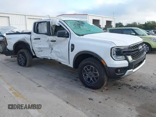 2024 Ford Ranger XLT with VIN 1FTER4GH6RLE05144, listed as a IAAI auction lot 41189966 with 2,646 mi miles. Bid and sale history available at carsss.com. Image 1.