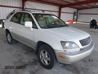 1999 Lexus RX 300 Luxury SUV with VIN JT6HF10UXX0020400, listed as a IAAI auction lot 41866556 with 237,899 mi miles. Bid and sale history available at carsss.com. Image 1.
