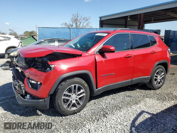 2019 Jeep Compass Latitude with VIN 3C4NJCBB9KT636408, listed as a Copart auction lot 44163665 with 22,876 mi miles and Non repairable. Bid and sale history available at DreamBid. Image 1.