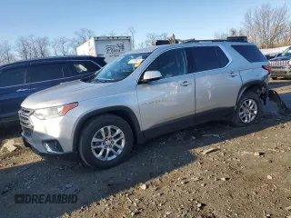 2020 Chevrolet Traverse LT Cloth with VIN 1GNEVMKW6LJ199884, listed as a Copart auction lot 44105835 with 74,651 mi miles and Salvage Title. Bid and sale history available at DreamBid. Image 1.