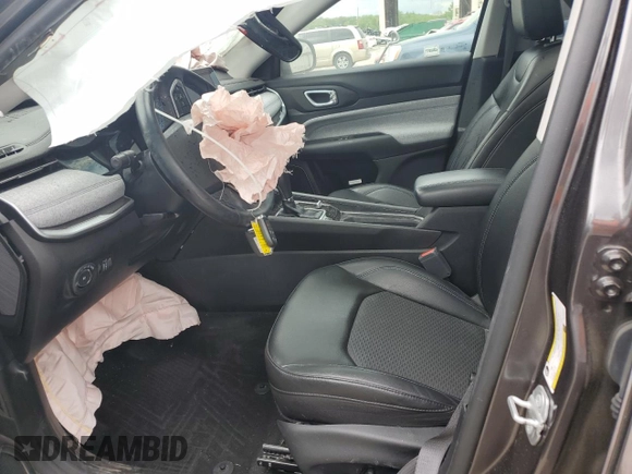 2022 Jeep Compass Latitude with VIN 3C4NJDBB2NT124371, listed as a Copart auction lot 55983855 with Not provided miles and Salvage title. Bid and sale history available at DreamBid. Image 7.