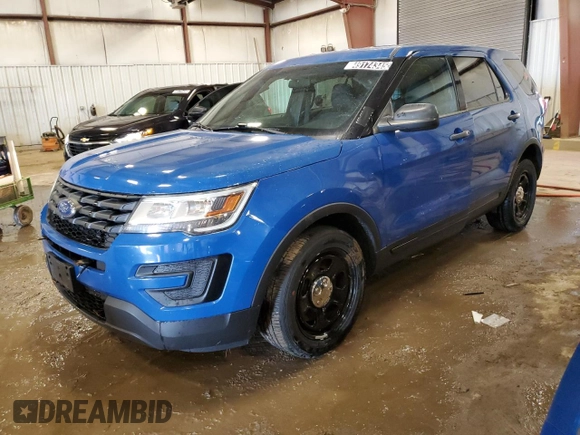 2016 Ford Police Interceptor Utility z VIN 1FM5K8AT4GGD06316, wystawiony jako Copart lot #49174345 z przebiegiem 99 598 mil mil oraz Nie do naprawy • Non repairable. Historia ofert i sprzedaży dostępna na DreamBid. Obrazek 1.