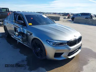 2019 BMW M5 with VIN WBSJF0C53KB448064, listed as a IAAI auction lot 41322325 with 47,694 mi miles. Bid and sale history available at carsss.com. Image 1.