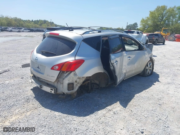 2010 Nissan Murano LE with VIN JN8AZ1MW0AW137585, listed as a IAAI auction lot 41932961 with 197,177 mi miles. Bid and sale history available at carsss.com. Image 4.