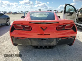 2016 Chevrolet Corvette 2LT with VIN 1G1YC2D7XG5117958, listed as a Copart auction lot 77501224 with 0 mi miles and Salvage Title. Bid and sale history available at carsss.com. Image 6.